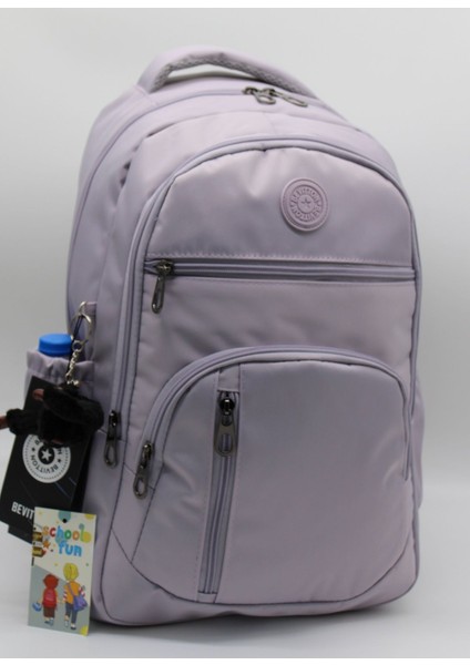 1710 Suya Dayanıklı Okul Sırt Çantası Unisex Günlük Okul Çantası Açık Lavanta fiyatları