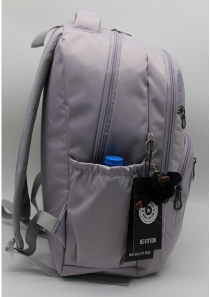 1710 Suya Dayanıklı Okul Sırt Çantası Unisex Günlük Okul Çantası Açık Lavanta indirimleri