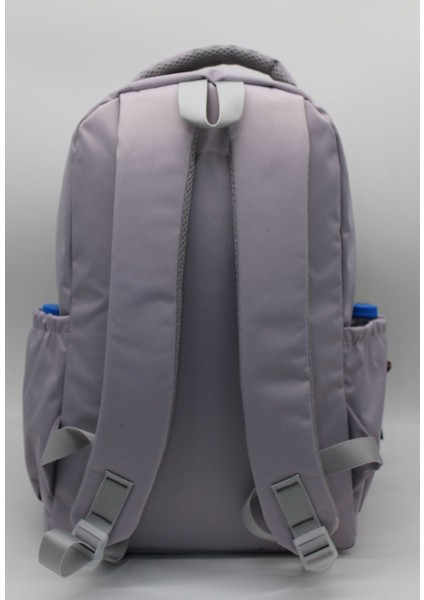 1710 Suya Dayanıklı Okul Sırt Çantası Unisex Günlük Okul Çantası Açık Lavanta