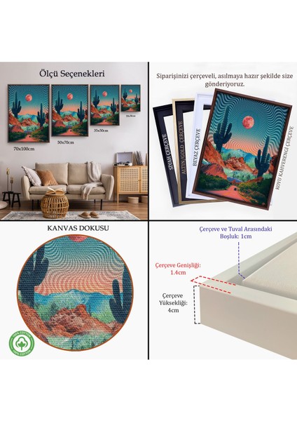 Altın Çerçeveli Amerika Kolarado Yol Manzarası Duvar Tablosu indirimleri