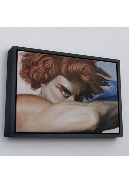 Beyaz Çerçeveli Düşmüş Meleğin Gözyaşları Tablosu, Alexandre Cabanel Fallen Angel's Eyes Tablosu fırsatları