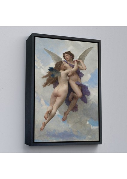 Siyah Çerçeveli William Adolphe Bouguereau Tarafından 1890 Yılında Yapılmış Kanvas Tablo