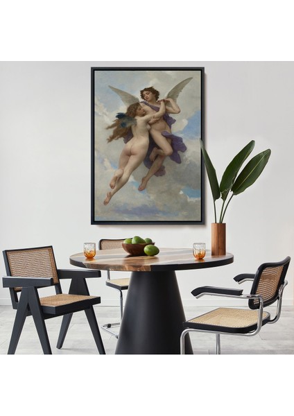 Siyah Çerçeveli William Adolphe Bouguereau Tarafından 1890 Yılında Yapılmış Kanvas Tablo