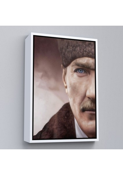 Altın Çerçeveli Mustafa Kemal Atatürk Dekoratif Duvar Tablosu modelleri