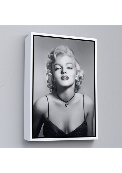 Beyaz Çerçeveli Marilyn Monroe Tablosu