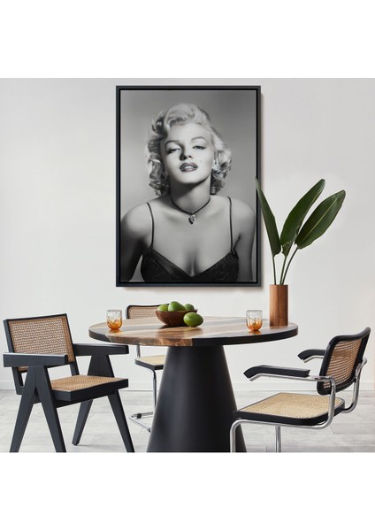 Beyaz Çerçeveli Marilyn Monroe Tablosu