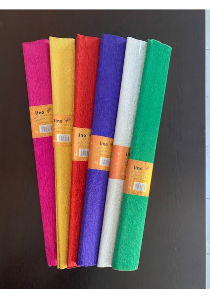 Metalik Krapon Kağıdı 6 Renk