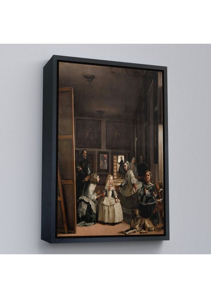 Altın Çerçeveli Las Meninas-Diego Velázquez Klasik Sanat Kanvas Tablo fiyatları
