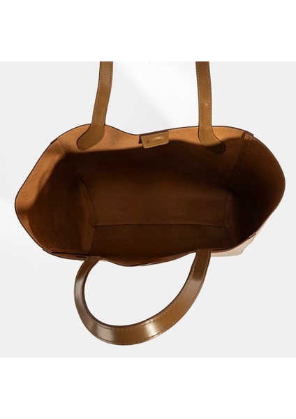 Kadın Kahve Deri Omuz Çantası