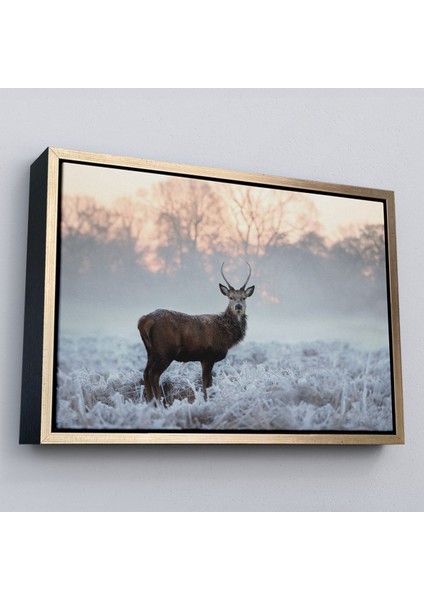 Çerçeveli Geyik Dekoratif Kanvas TABLO-1166 fiyatları