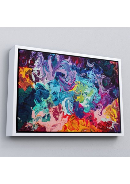 Çerçeveli Modern Tarz Yağlıboya Görünüm Dekoratif Kanvas Duvar TABLOSU-3524