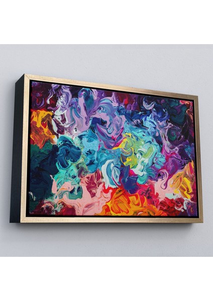 Çerçeveli Modern Tarz Yağlıboya Görünüm Dekoratif Kanvas Duvar TABLOSU-3524 modelleri