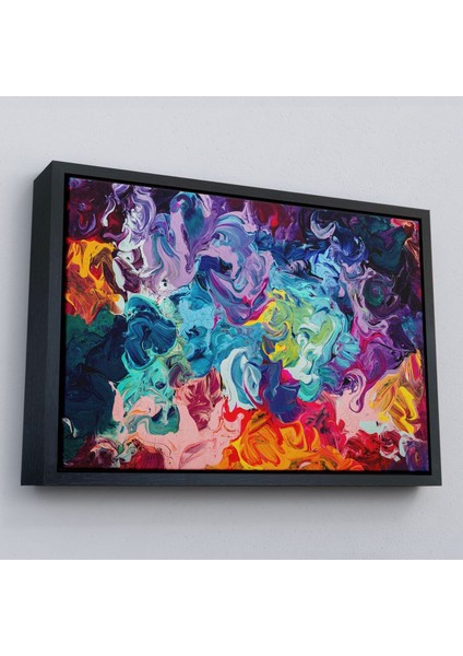 Çerçeveli Modern Tarz Yağlıboya Görünüm Dekoratif Kanvas Duvar TABLOSU-3524 fırsatları