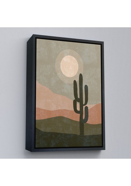 Kahverengi Çerçeveli Çocuk Odası Sevimli Güneş Tablosu modelleri