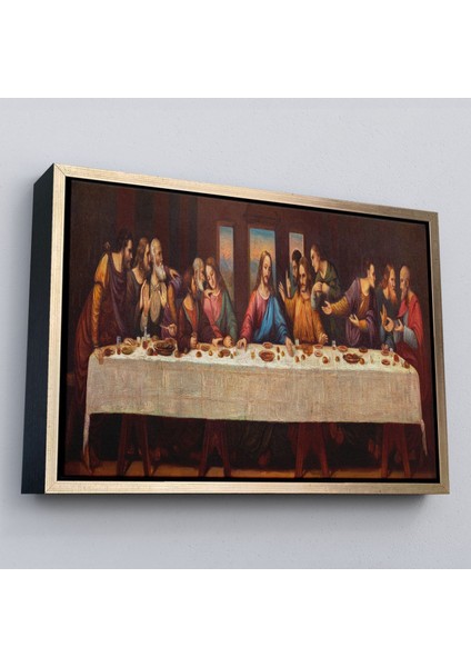 Çerçeveli Da Vinci'nin Son Akşam Yemeği Kanvas TABLO-5183 modelleri