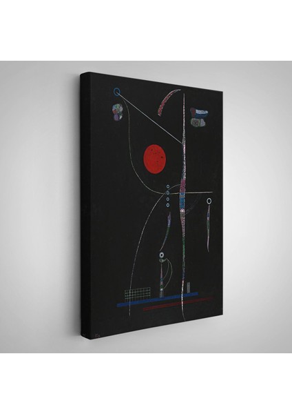 Wassily Kandinsky - Kırmızı Vurgu TABLOSU-7496