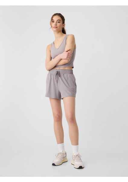 Kadın Bej 3'' Gapfit Brushed Jersey Şort