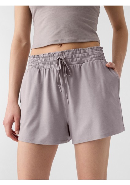 Kadın Bej 3'' Gapfit Brushed Jersey Şort fırsatları