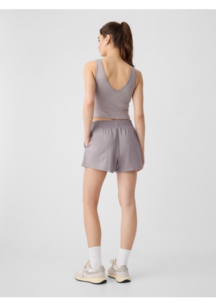 Kadın Bej 3'' Gapfit Brushed Jersey Şort