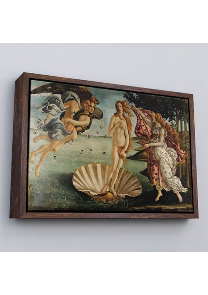 Çerçeveli Sandro Botticelli'nin Venüs'ün Doğuşu Isimli ESERI-5163 fiyatları