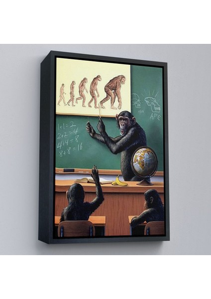 Çerçeveli Insanın Tersine Evrimine Anlatan Manmun TABLOSU-6265 modelleri