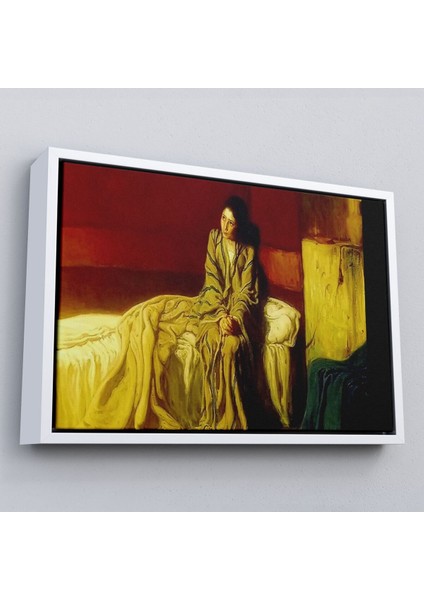 Siyah Çerçeveli Müjde Henry Ossawa Tanner Kanvas Tablo, Klasik Sanat