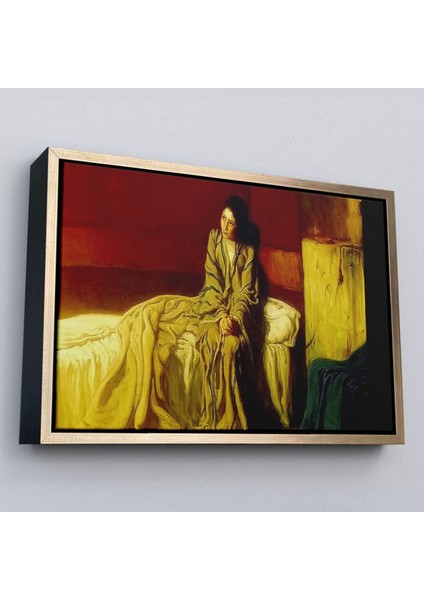 Siyah Çerçeveli Müjde Henry Ossawa Tanner Kanvas Tablo, Klasik Sanat modelleri