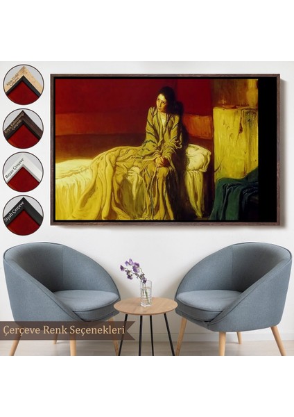 Siyah Çerçeveli Müjde Henry Ossawa Tanner Kanvas Tablo, Klasik Sanat