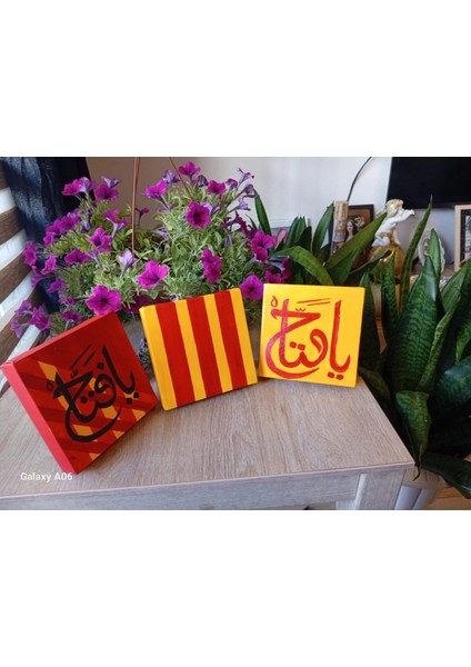 TARAFTAR TEMALI ORJİNAL EL YAPIMI ESMA ÜL HÜSNA DESENLİ MASA ÜSTÜ TABLO indirimleri