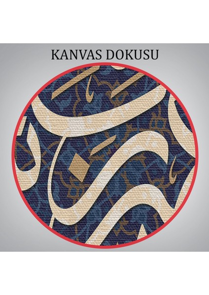 Rabbim Zorlaştırma Kolaylaştır Hayırla Sonuçlandır Yazılı Dekoratif Kanvas TABLO-3314