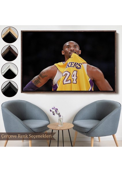 Çerçeveli Kobe Bryant Kanvas TABLO-5140