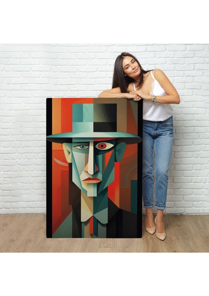 Soyut Şapkalı Adam TABLOSU-7786 fiyatları