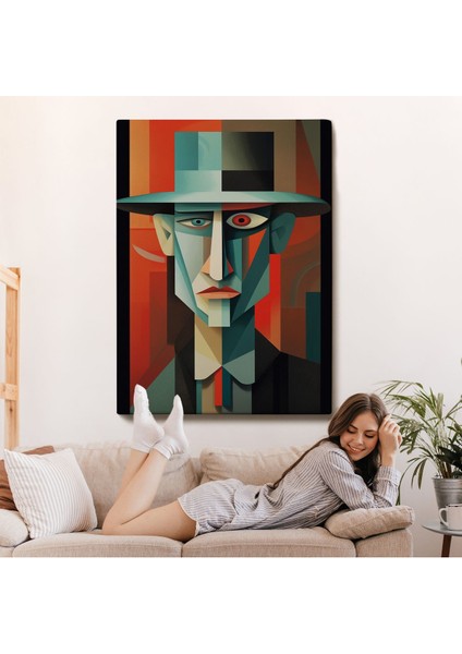 Soyut Şapkalı Adam TABLOSU-7786