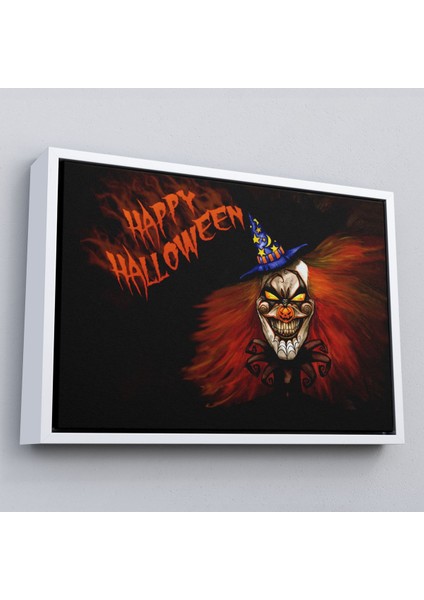 Çerçeveli Cadılar Bayramı Duvar Dekoru, Korkunç Kabaklar Cadılar Bayramı Duvar TABLOSU-5193