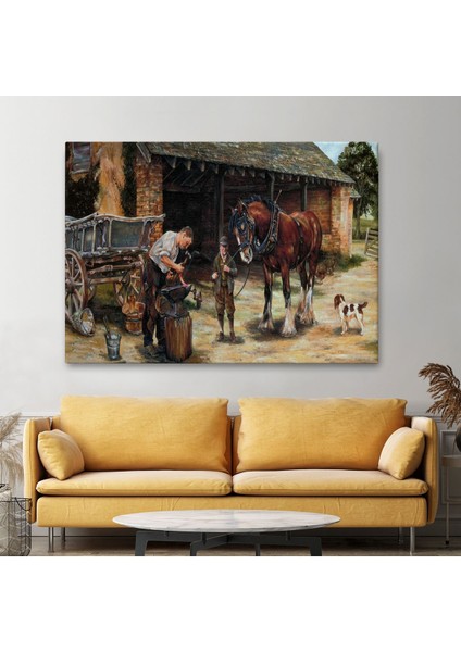 Ortacağ Alman Köy Yaşamı TABLOSU-6606 fiyatları