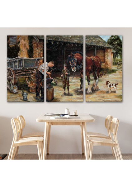 Ortacağ Alman Köy Yaşamı TABLOSU-6606 modelleri