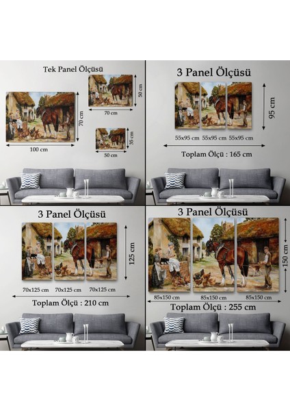 Ortacağ Alman Köy Yaşamı TABLOSU-6606