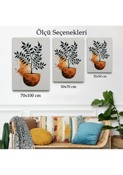 Dekoratif Minimal Bitki TABLOSU-7651 modelleri