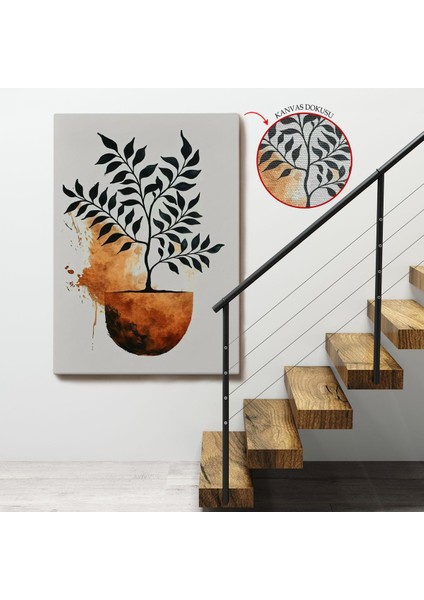 Dekoratif Minimal Bitki TABLOSU-7651 fırsatları