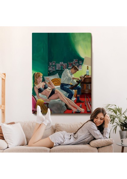 Kuşatılmış Suçlu ve Ortağı Kadın TABLO-7724