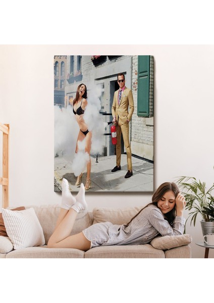 Kadına Tüp Ile Müdahele Eden Adam TABLO-7755