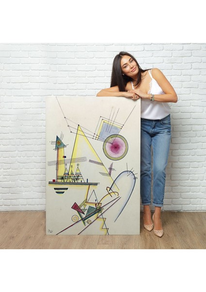 Wassily Kandinsky - Hassas Ruh TABLOSU-7499 fiyatları