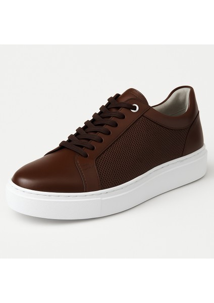 GE0065-7 Hakiki Deri Lazerli Hafif Eva Taban Koku Yapmaz Erkek Sneaker Ayakkabı fiyatları