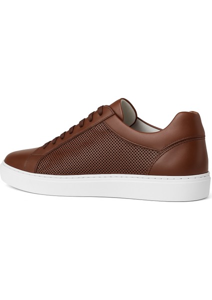 GE0065-7 Hakiki Deri Lazerli Hafif Eva Taban Koku Yapmaz Erkek Sneaker Ayakkabı fırsatları