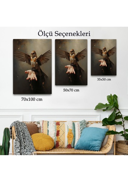Eldeki Serçe Kuşu TABLOSU-7883 modelleri