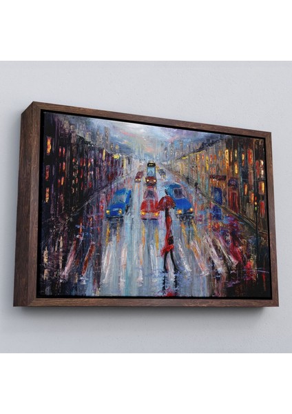 Çerçeveli Yağlı Boya Görünümlü Modern Kanvas Duvar Tablosu, TABLO-1197 fiyatları