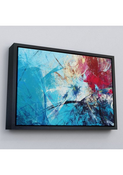 Çerçeveli Soyut Yağlıboya Görünüm Dekoratif Kanvas Duvar TABLO-3502 modelleri