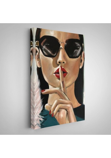 Şişşt Yapan Güzel Kadın TABLOSU-7953