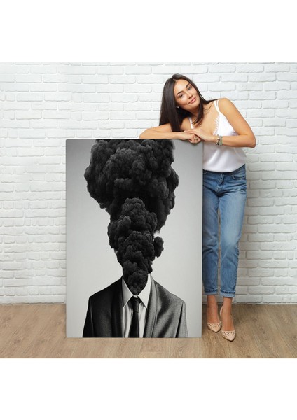 Kafasından Kara Duman Çıkan Adam TABLOSU-7926 fiyatları