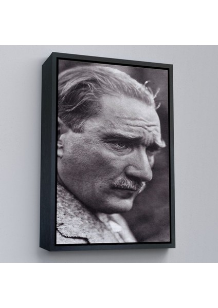 Çerçeveli Mustafa Kemal Atatürk Yakın Çekim Duvar TABLOSU-6213